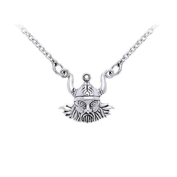 Viking Warrior Silver Necklace TNC100 - Jewelry